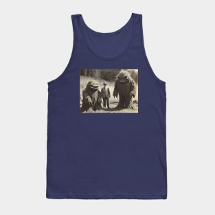 Retro Swamp Monsters Tank Top